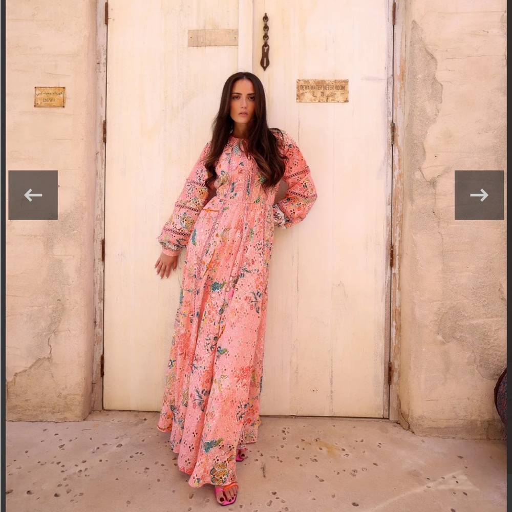 Juni Tie Up Maxi Dress by Hemant & Nandita